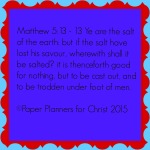 Matthew 5 13